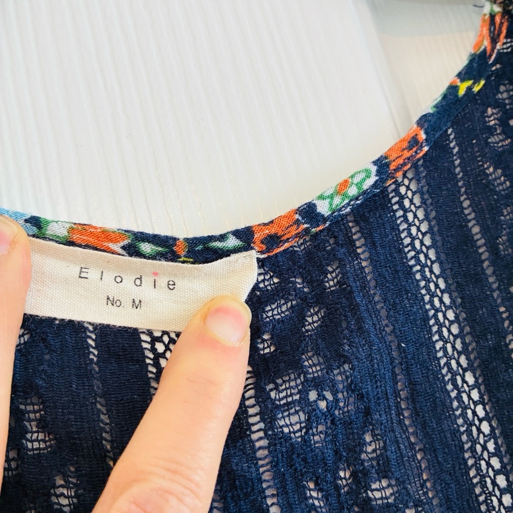 π 2/19 Elodie Boho Style Multicolor Floral Tank Top - Picture 4 of 6
